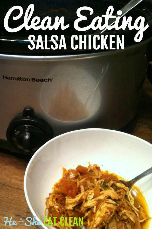 Salsa Chicken is an easy slow cooker or crockpot meal that everyone will enjoy on your menu plan this week. 