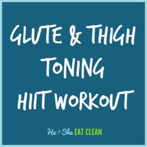 glute & thigh toning HIIT workout