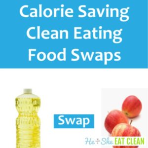 calorie saving clean eating food swaps square image