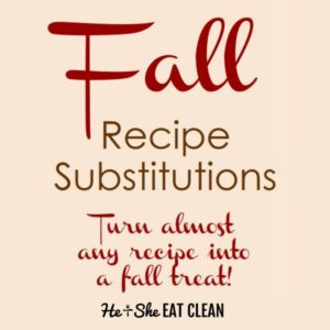 fall recipe substitutions square image
