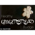 one piece of fudge in the shape of a gingerbread man