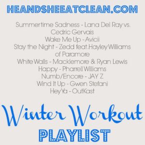 winter workout playlist
