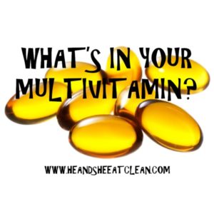 text reads what's in your multivitamin