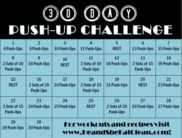 30-day push-up challenge