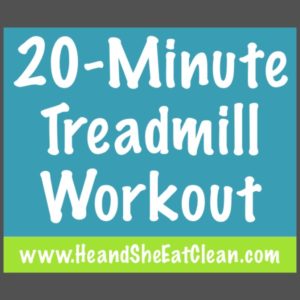 20 Minute Treadmill Workout square image