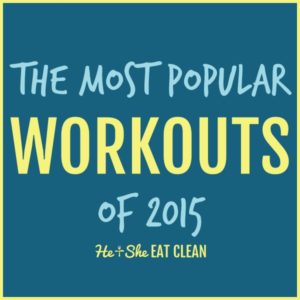 text reads the most popular workouts of 2015