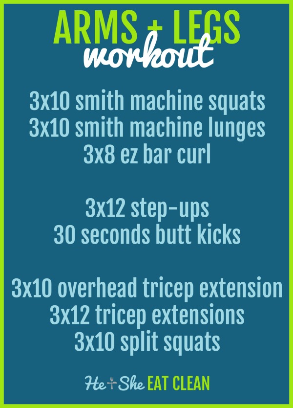 arms & legs workout for women
