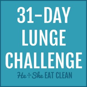 text reads 31-day lunge challenge