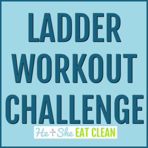 text reads ladder workout challenge