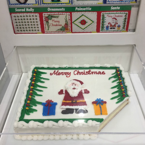 Santa and Presents Christmas Costco cake designs: how to order a cake from Costco