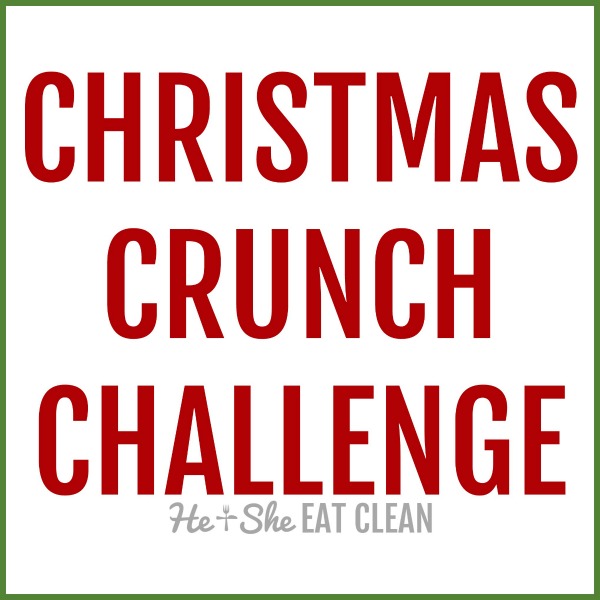 text reads Christmas crunch challenge