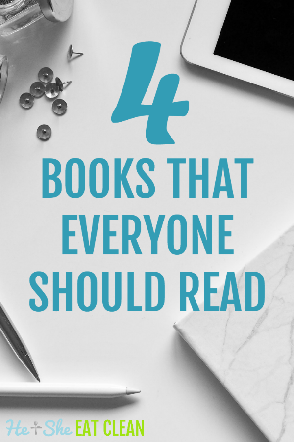 image that reads 4 books that everyone should read