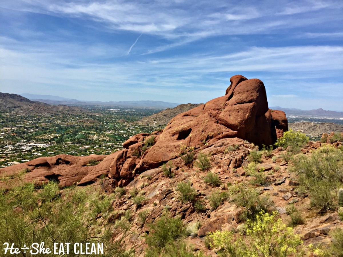picture of rocks on top of Camelback Mountain in Arizona