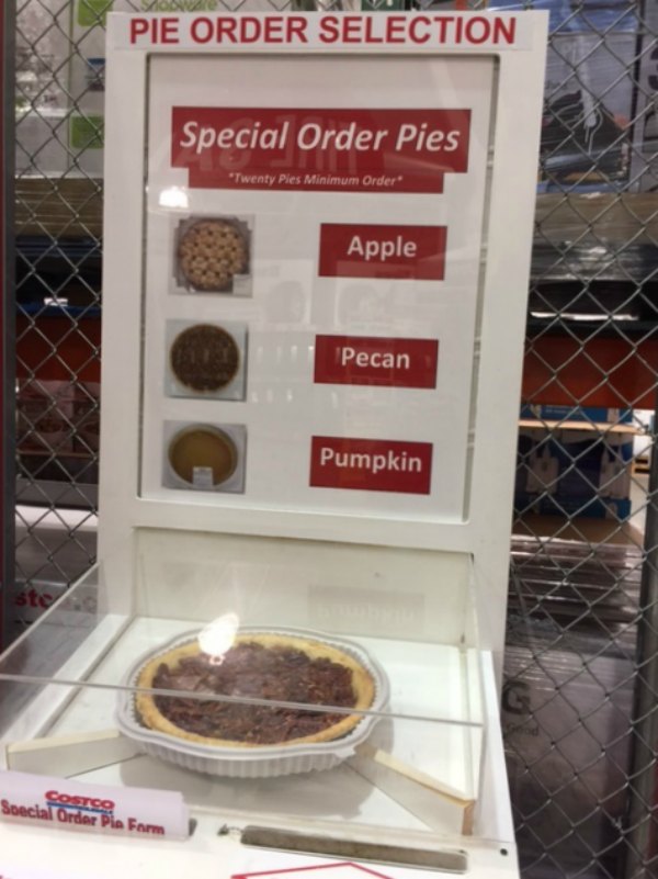 how to special order a pie from Costco