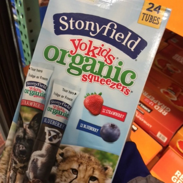 Stonyfield Yokids Organic Squeezers at Costco
