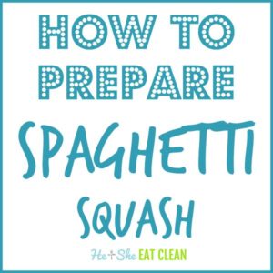 text reads how to prepare spaghetti squash