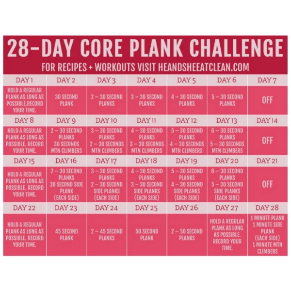 30 Minute 28 day workout plan pdf for Women