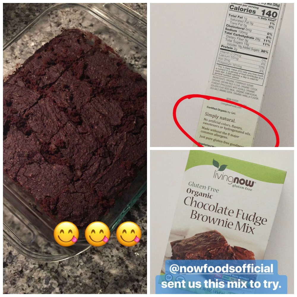  Now Foods Organic Chocolate Fudge Brownie Mix 
