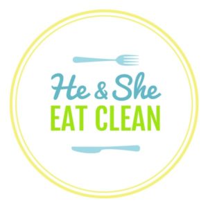 He and She Eat Clean Circle Logo