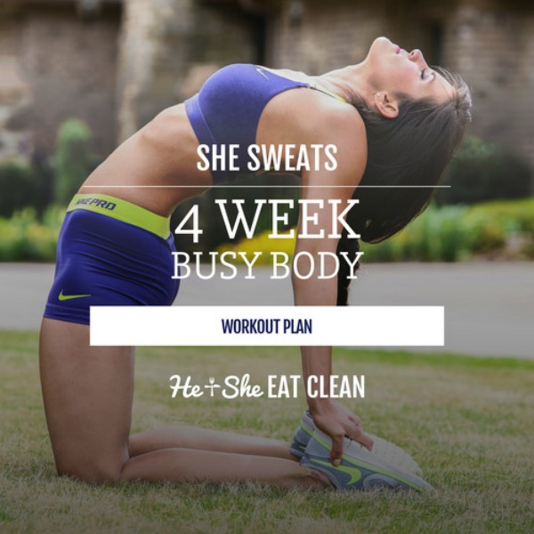 She Sweats 4-Week Busy Body Workout Plan