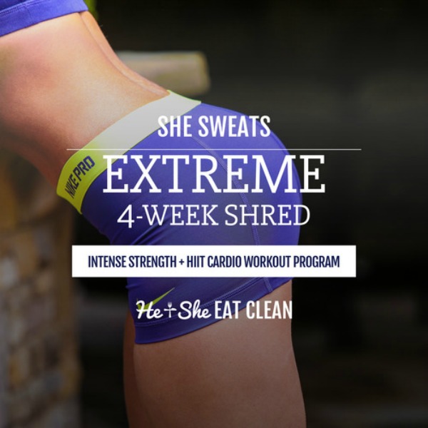 She Sweats Extreme 4-Week Shred Workout Plan