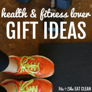 text reads health & fitness lover gift ideas