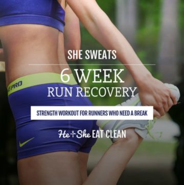 She Sweats 6-Week Run Recovery Workout Plan