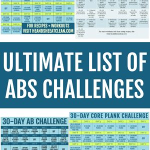 ultimate list of abs challenge square photo